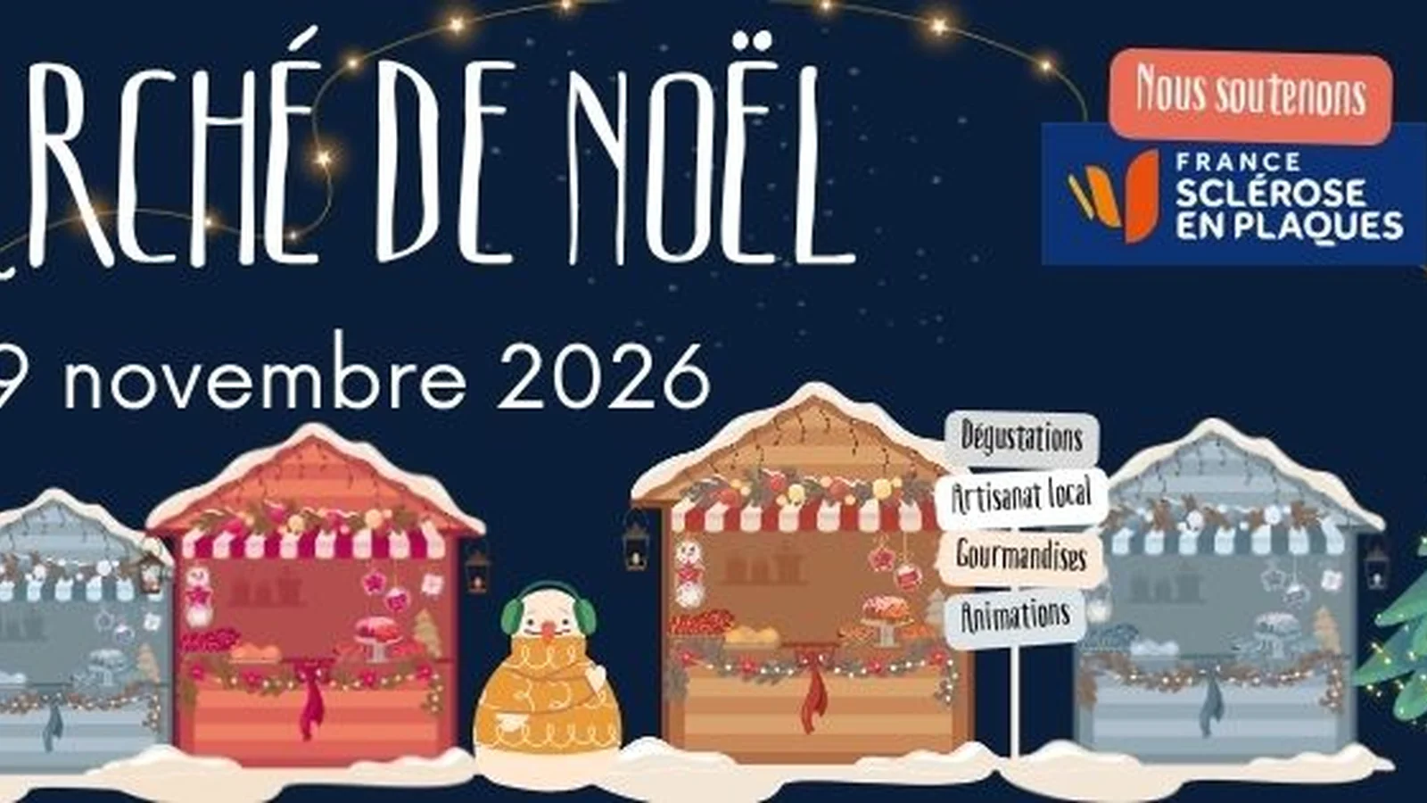 Affiche de Marché de Noël