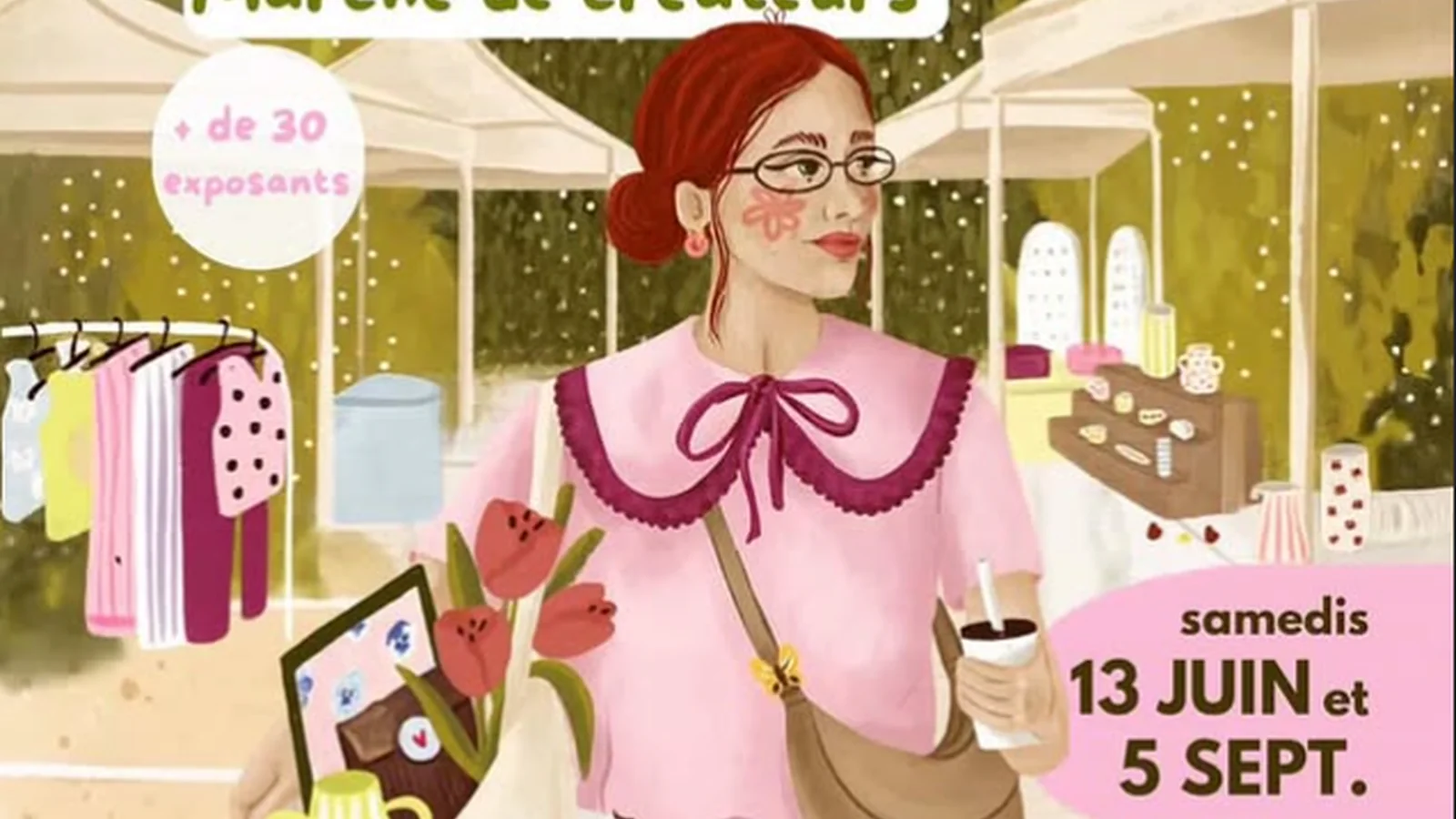 Affiche de Les Slow Marchés - Marché de créateurs